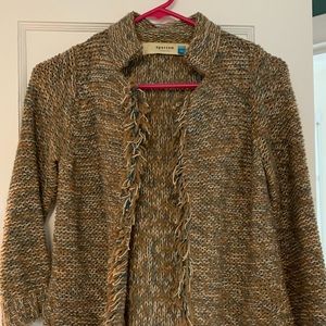Anthropologie Fringe Sweater